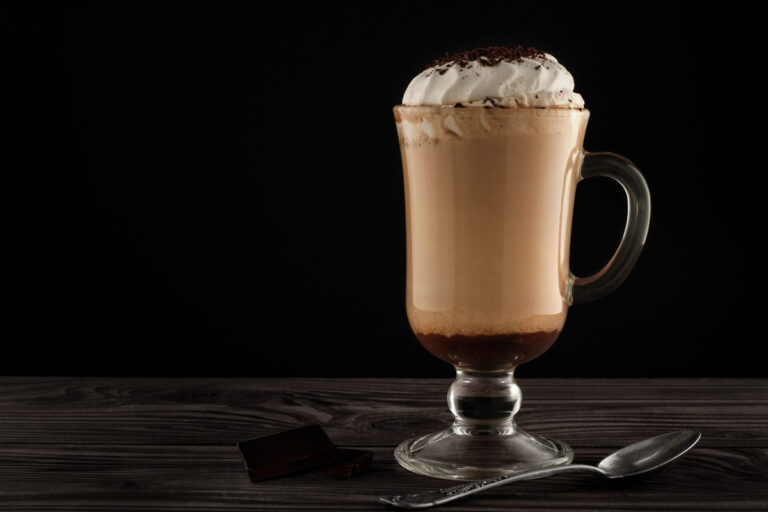 Viennese Coffee: The Definition and Meaning Hot viennese coffee with whipped cream