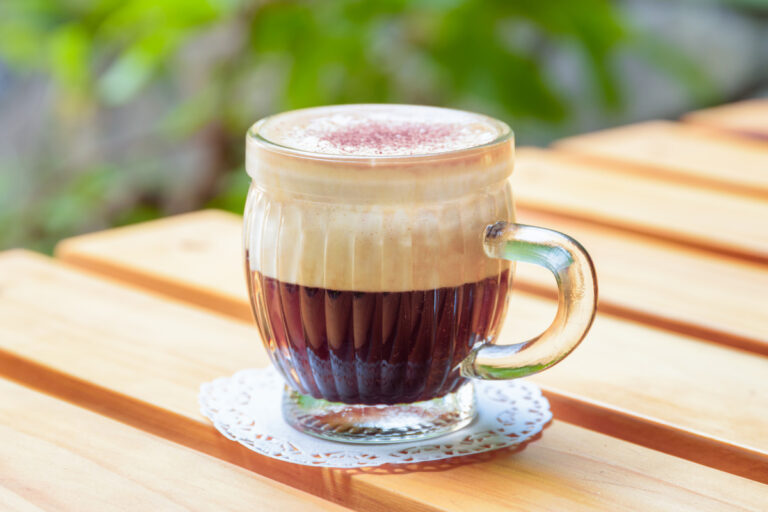 cup of vietnamese egg coffee