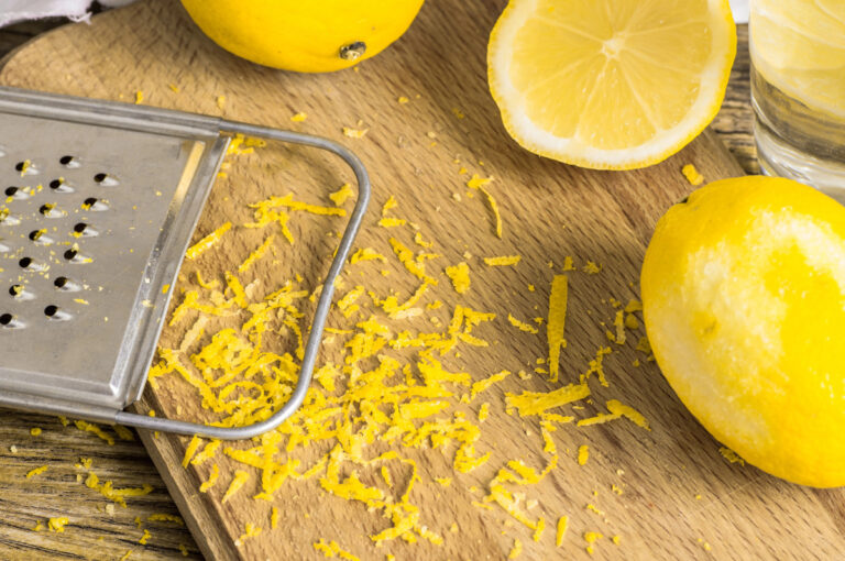 lemon zest and grater