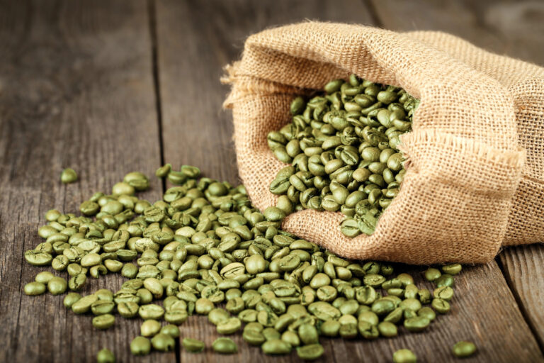 Green Coffee: The Definition and Meaning Green coffee beans in bag