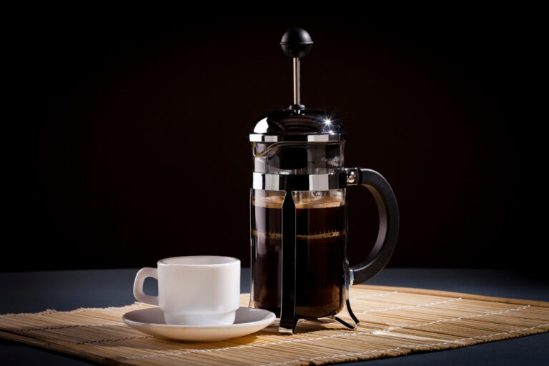 French Press: The Definition and Meaning French press with coffee