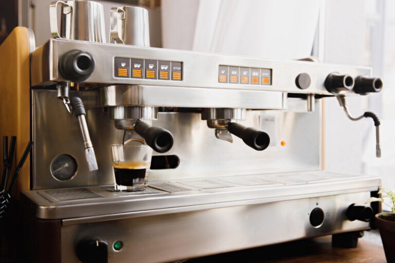 modern espresso machine