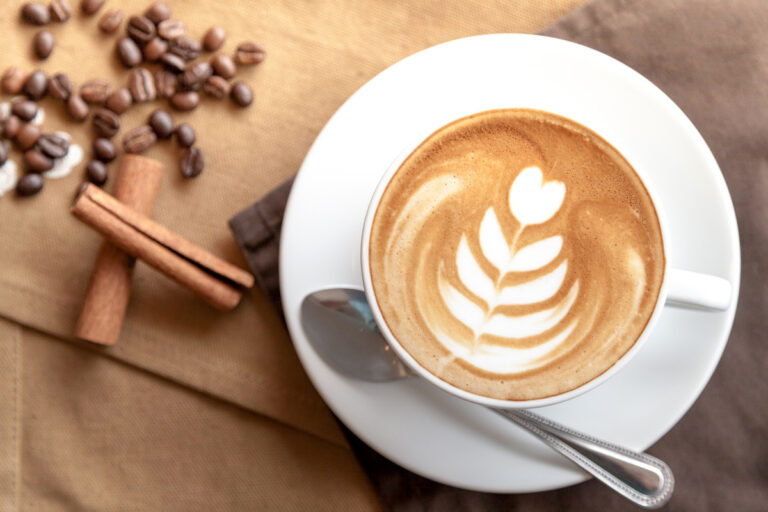 tulip latte art