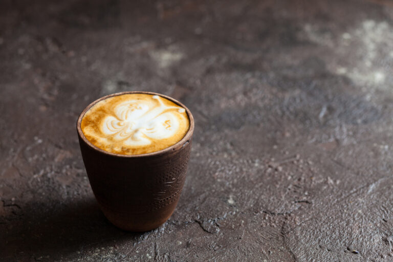 butterfly latte art