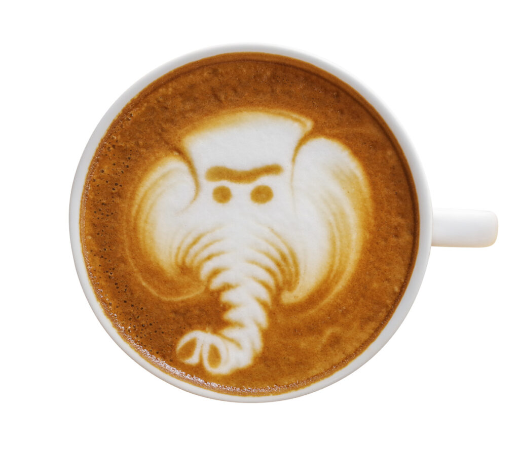 Latte Art Elephant latte-art-elephant