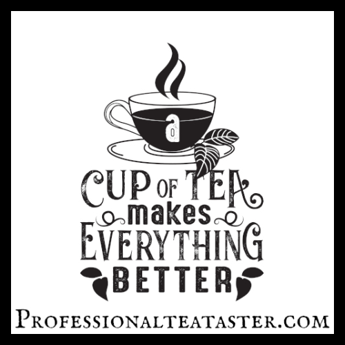 Professional Tea Taster Sidebar Advertisement with Black Border